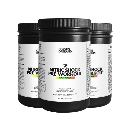 Nitric Shock Pre-Workout Powder (Fruit Punch)